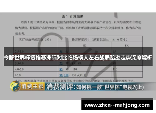 今晚世界杯资格赛洲际对比临场换人左右战局赔率走势深度解析 今晚世界杯资格赛洲际对比临场换人左右战局赔率走势深度解析